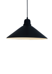 MYLİGHTS  RETRO  SİYAH İÇİ SARI METAL SARKIT AVİZE 37 CM - 1