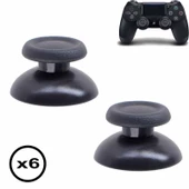 6 Adet PS4 Analog Topuz Yedek Parça PS4 Topuz Thumb Stick v1 v2 Tüm PS4 Kollara Uyumlu thumbnail 1