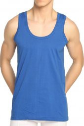 6 Adet Mevsim Erkek Büyük Beden Renkli Penye Atlet Pamuklu 34305 thumbnail 3