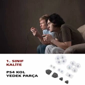PS4 Kol Tamir JDM JDS 001 011 İç Lastik Takımı TAM SET Silikon 1. KALİTE PS4 Yedek Parça Rubber Pad - 2