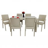 Mandella Elit Rattan 90x150 2 Elit Koltuk 4 Elit Sandalye Masa Takımı Çölbeji - 2