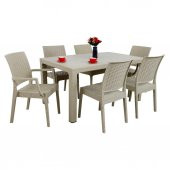 Mandella Elit Rattan 90x150 2 Elit Koltuk 4 Elit Sandalye Masa Takımı Çölbeji - 1