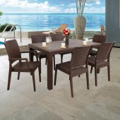 Mandella Elit 90x150 Rattan 2 Elit Koltuk 4 Elit Sandalye Masa Takımı Kahverengi - 3