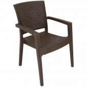 Mandella Zeus Rattan Koltuk (2 Adet) KAHVERENGİ - 1