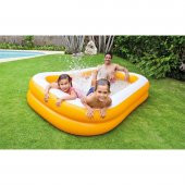 İntex Mandalina Aile Havuzu Dikdörtgen Havuz 229x147x46 - 1