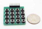 4x4 Matrix Tact Buton Tuş Takımı Keypad 16 Buton - 1