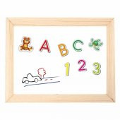 Manyetik Çift Taraflı Tablet Ahşap Yazı Tahtası - 2