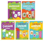 Kukla Evdeki Okulum Okul Öncesi Eğitim Seti 5  Kitap - 1