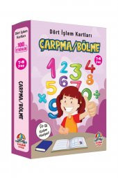 7-8 Yaş Dört Işlem Kartları Çarpma/bölme - 1