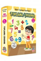 9+ Yaş Toplama Çıkarma - Dört Işlem Kartları - 1