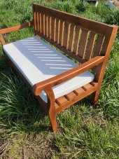 LÜKS İÇVE DIŞ MEKAN CİLALI SEDİR KOLTUK GENİŞ RAHAT 140 CM - 1
