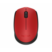 LOGITECH 910-004641, M171, USB Nano 2,4G Kablosuz 1000dpi, Optik, 3 Tuşlu, 12ay Pil Ömrü, Kırmızı Mouse - 1