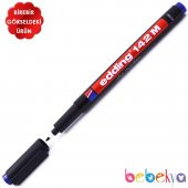 Edding Asetat Kalemi Silinmez Tahta Kalemi Permanent Marker MAVİ 142M - 1
