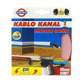 Geseus Kablo Kanal Yapıştırma Bantı 10mmX10Mt - 1