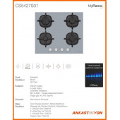 Silverline CS5427S01 Ankastre Ocak 9 Kademeli ısı ayarı - 2