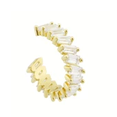 Altın Kıkırdak Küpe 14 Ayar Earcuff Baget Taşlı - 2