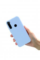 Xiaomi Redmi Note 8 Lila Silikon Rubber Kılıf Arka Kapak - 1