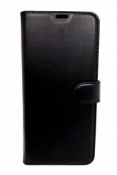 Xiaomi Redmi Note 8 Cüzdan Kılıf Kapaklı Stantlı Siyah - 1