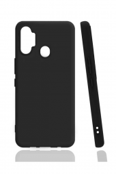 Tecno Spark 7 Pro Siyah Silikon Rubber Kılıf Arka Kapak - 1