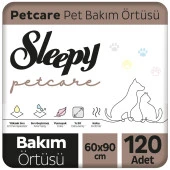 Sleepy Petcare Pet Bakım Örtüsü 60x90 cm 4X30 (120 Adet) - 1