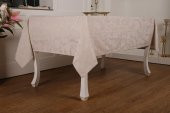 Finezza İpek Lüx Jakar Polycotton Kumaş Taş Masa Örtüsü 160x220 cm - 1076 - 2