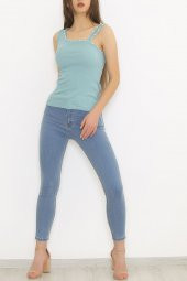 Tek Omuz İncili Body Mint - 8814.1187. - 2