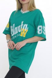 Baskılı Unisex Tişört Yeşil - 2223.336. - 3