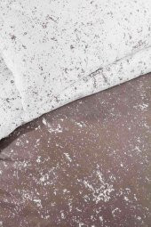 Çift Kişilik Pamuklu Nevresim Takımı Fitted Çarşaflı Lastikli Soul Wood - 2