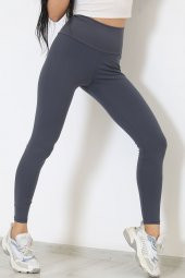 Toparlayıcı Yüksek Bel Tayt Açıkfüme - 8617.1582. - 1