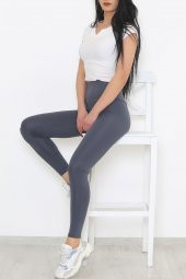 Toparlayıcı Yüksek Bel Tayt Açıkfüme - 8617.1582. - 3