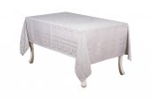 Finezza Mona Lüx Jakar Bambu Kumaş Gri Masa Örtüsü  Dikdörtgen 160x220 cm - 1081 - 9
