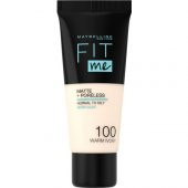 Maybelline Fit Me Matte+Poreless Fondöten - 100 Warm Ivory - 2