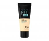 Maybelline Fit Me Matte+Poreless Fondöten - 110 Porcelain - 1