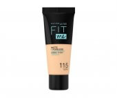 Maybelline  Fit Me Matte+Poreless Fondöten - 115 Ivory thumbnail 1