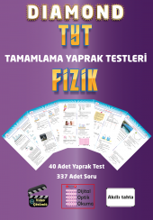 Gür Yayınları DIAMOND TYT Fizik Tamamlama Yaprak Testleri - 2
