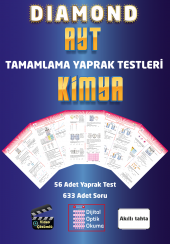 Gür Yayınları DIAMOND AYT Kimya Tamamlama Yaprak Testleri - 2