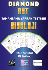 Gür Yayınları DIAMOND AYT Biyoloji Tamamlama Yaprak Testleri - 2