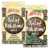 Star Anlat Bakalım 2'li Tabu Kartları Survivor Kart Oyunu Seri 1 ve Seri 2 Kelime Oyunu - 1