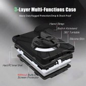 Galaxy T720 Tab S5E Defender Zırh Tablet Kılıfı Askı& 360 Standlı thumbnail 3