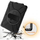 Apple iPad 10.2 8.Nesil Defender Zırh Tablet Kılıfı Askı& Standlı - 8
