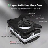 Galaxy Tab S6 Lite P610 Defender Zırh Tablet Kılıfı Tam Koruma - 6