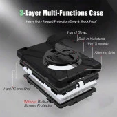 Galaxy Tab S6 Lite P610 Defender Zırh Tablet Kılıfı Tam Koruma thumbnail 12