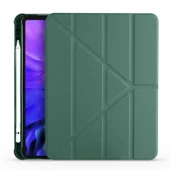 Apple iPad Air 10.9 2020 Fuchsia Tri Folding Kalemlikli Kılıf Smart Standlı thumbnail 1