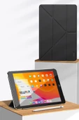 Apple iPad 9.7 2017 2018 5.6.Nesil Kalemlikli Katlanabilir Kılıf thumbnail 10
