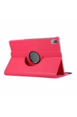 Lenovo M10 TB-X605F için Fuchsia Dönebilen Standlı Tablet Kılıfı thumbnail 12