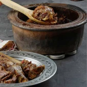 Piev Doğal El Yapımı Fırınlanmış Toprak Güveç Tencere 24 cm - 3