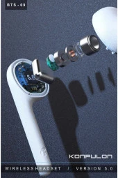 Bluetooth Kablosuz Powerbank Kulaklık İphone - Samsung - Xiaomi - Huawei- Uyumlu - 8