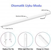 Apple iPad 9.7 inç 6.Nesil Avuç İçi Algılamaz Eğime Duyarlı Kalem - 4