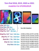 Apple iPad Mini 6. Nesil Avuç İçi Algılamaz Eğime Duyarlı Kalem - 7