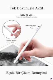 iPad 10.2 7.8.Nesil Uyumlu Dokunmatik Ekran Yazı ve Çizim Kalemi - 2